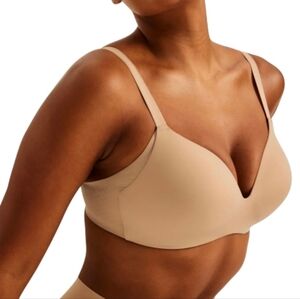 Knix WingWoman Contour Bra Size 6 32-34 DD-F Nude
